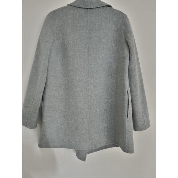 Theory Sileena Open Coat Women S Gray Cashmere Wool No Lining Luxurious - Picture 4 of 13